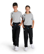 Arena Team Junior Solid Knit Poly Track Pants - Black