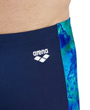 Arena Men's Allover Jammers - Navy-Neon Blue Multi