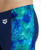 Arena Men's Allover Jammers - Navy-Neon Blue Multi