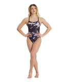Arena Women's Allover Challenge Back Swimsuit - Black