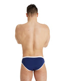 Arena Performance Men's Icons Solid Swim Briefs - Navy-White