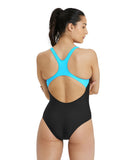 Arena Women's Graphic Swim Pro Back Swimsuit - Black-Martinica