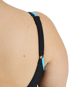 Arena Women's Placement U Back Plus Swimsuit - Navy-Freak Rose-Multi
