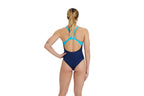 arena Women's Placement Swim Pro Back Swimsuit - Navy