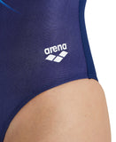 arena Women's Placement Swim Pro Back Swimsuit - Navy