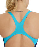 arena Women's Placement Swim Pro Back Swimsuit - Navy