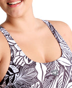 Arena Women's Allover Swim Pro Back Plus Swimsuit - Black Multi