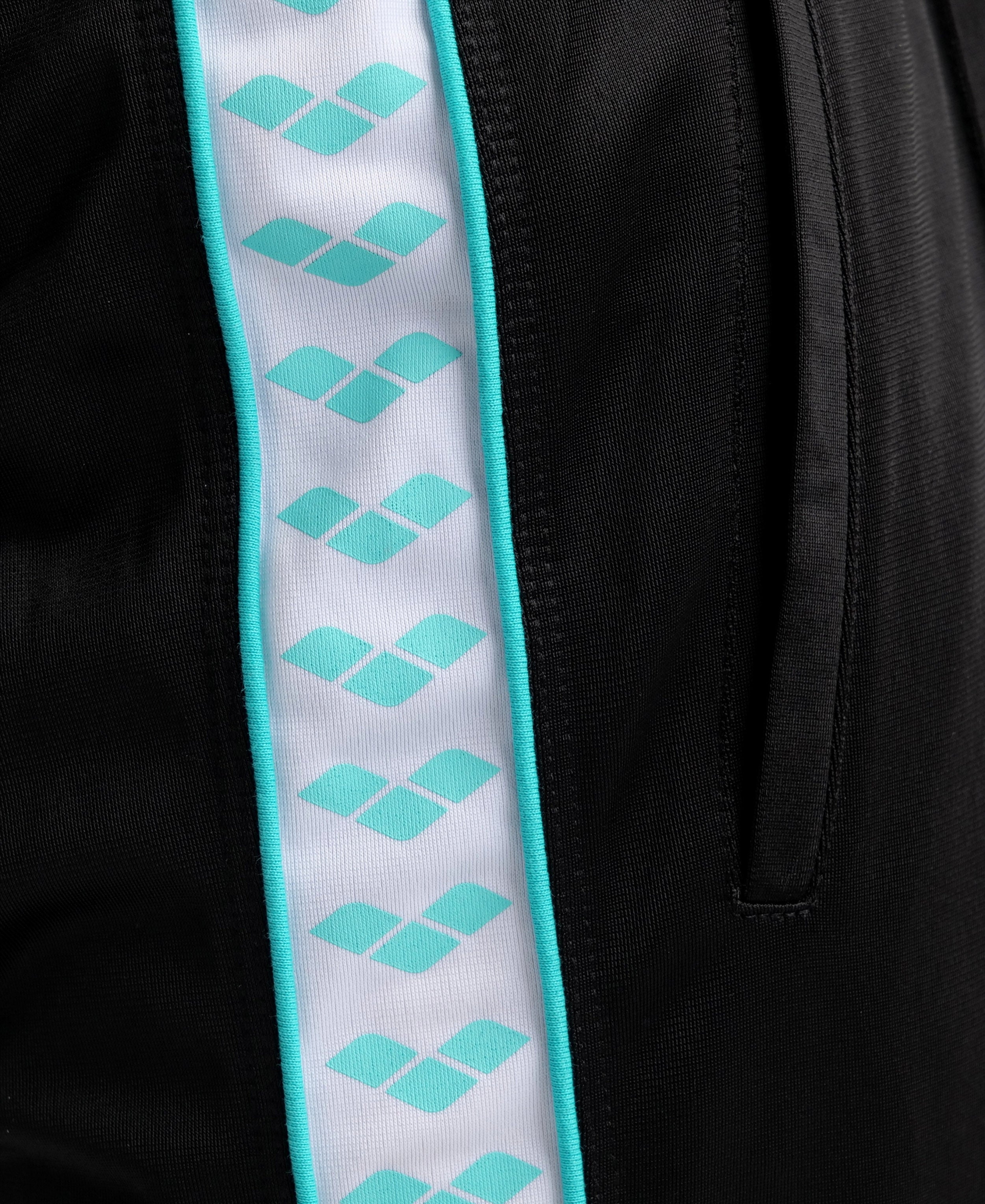 Arena Diamonds Relax Pants - Black-White-Blue Diamond