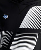Arena Diamonds Hooded Sweatshirt - Black-White-Blue Diamond