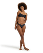 Women's Arena 50th Bikini Bandeau - Black Multi-Gold
