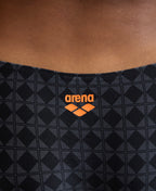 Women's Arena 50th Bikini Bandeau - Black Multi-Gold