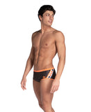 Men's Arena 50th Swim Low Waist Short - Black Multi-Nespola