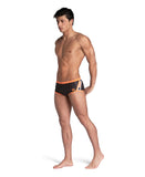 Men's Arena 50th Swim Low Waist Short - Black Multi-Nespola