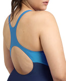 Arena Performance Women's Graphic Plus Swimsuit - Navy-Turquoise