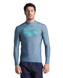 Arena Men's Graphic UV Protection Long-Sleeve Shirt - Stone Gery-Nespola