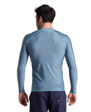 Arena Men's Graphic UV Protection Long-Sleeve Shirt - Stone Gery-Nespola