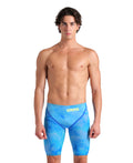 arena Tie-Dye Collection Men's Powerskin Carbon Glide Jammer Cobalt