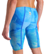 arena Tie-Dye Collection Men's Powerskin Carbon Glide Jammer Cobalt