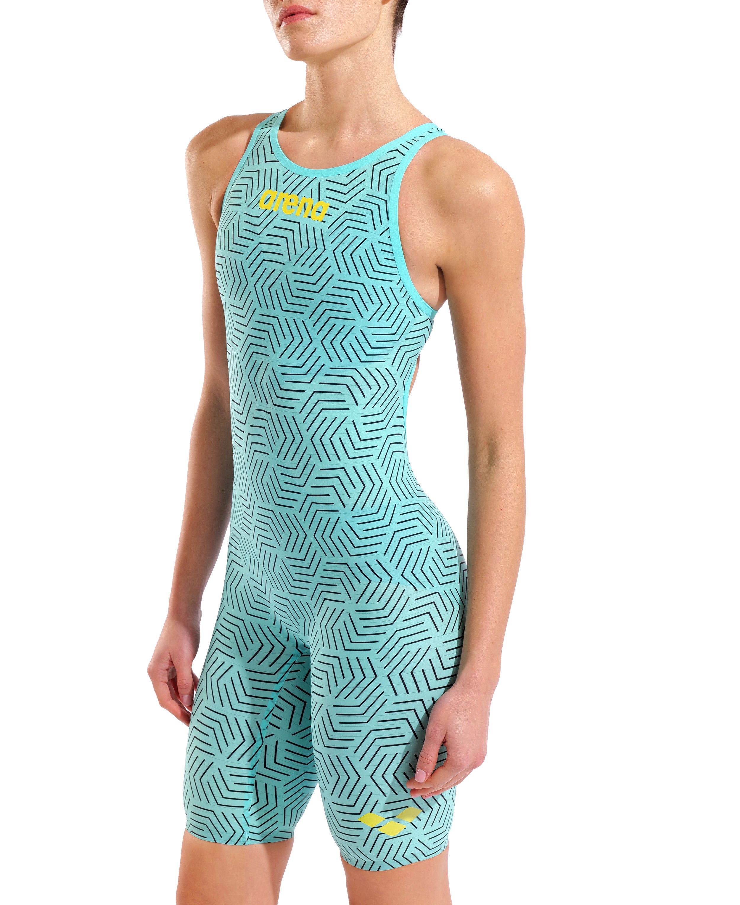 Women's Powerskin Carbon Air2 Open Back LTD ED - Water Maze