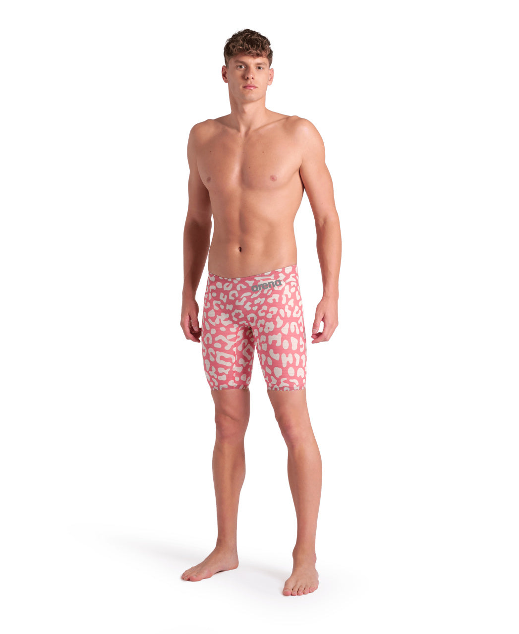 Arena Men's Carbon Air2 LE Jammer Leopard Skin Geranium