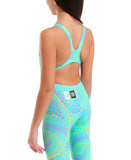 Arena Girl's Racing Suit Powerskin ST Next OB LE Fireflow-Seaglass
