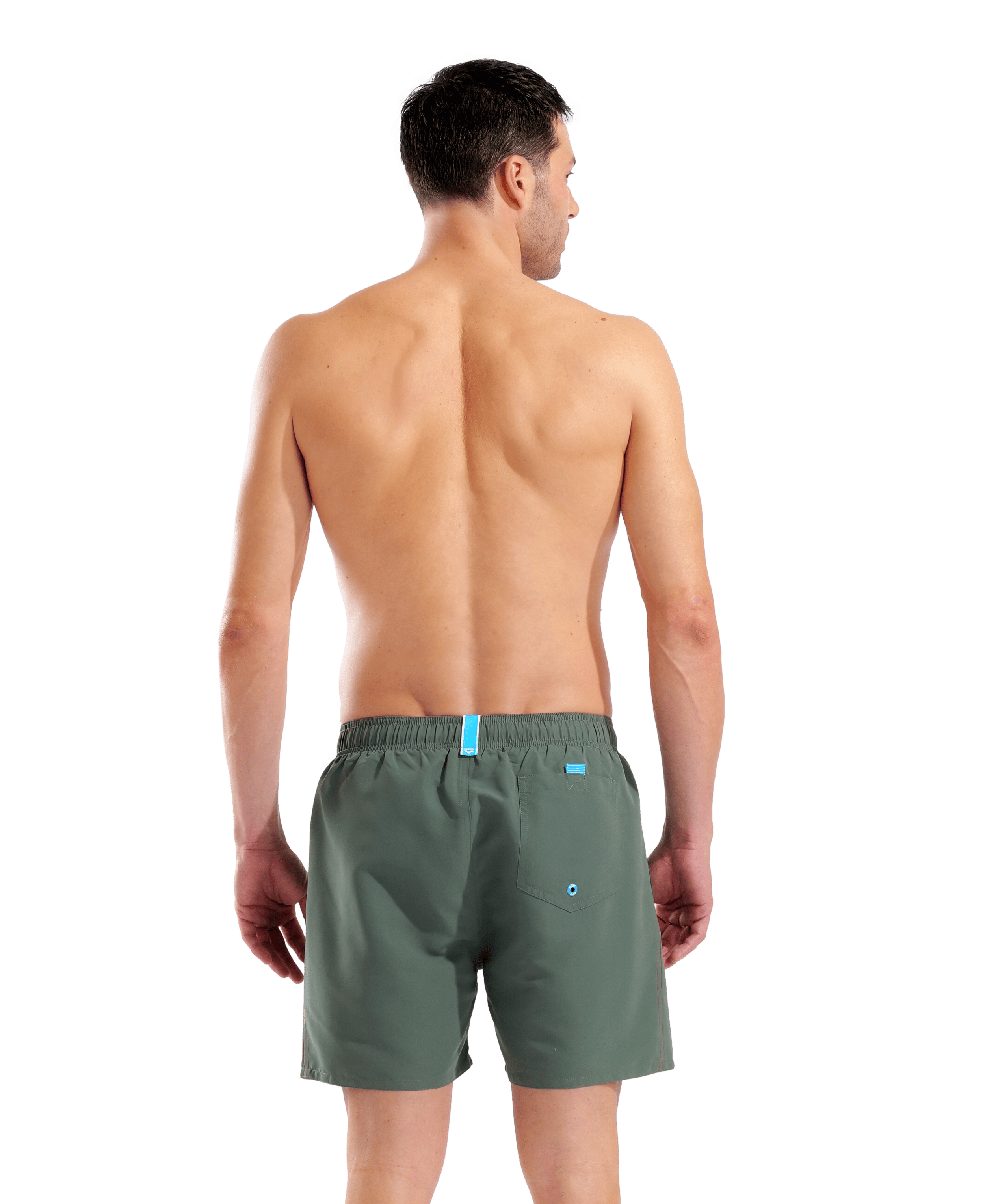 Arena Men's Fundamentals R Boxer Beach Shorts - Sage-Red