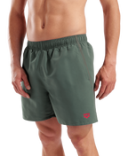 Arena Men's Fundamentals R Boxer Beach Shorts - Sage-Red