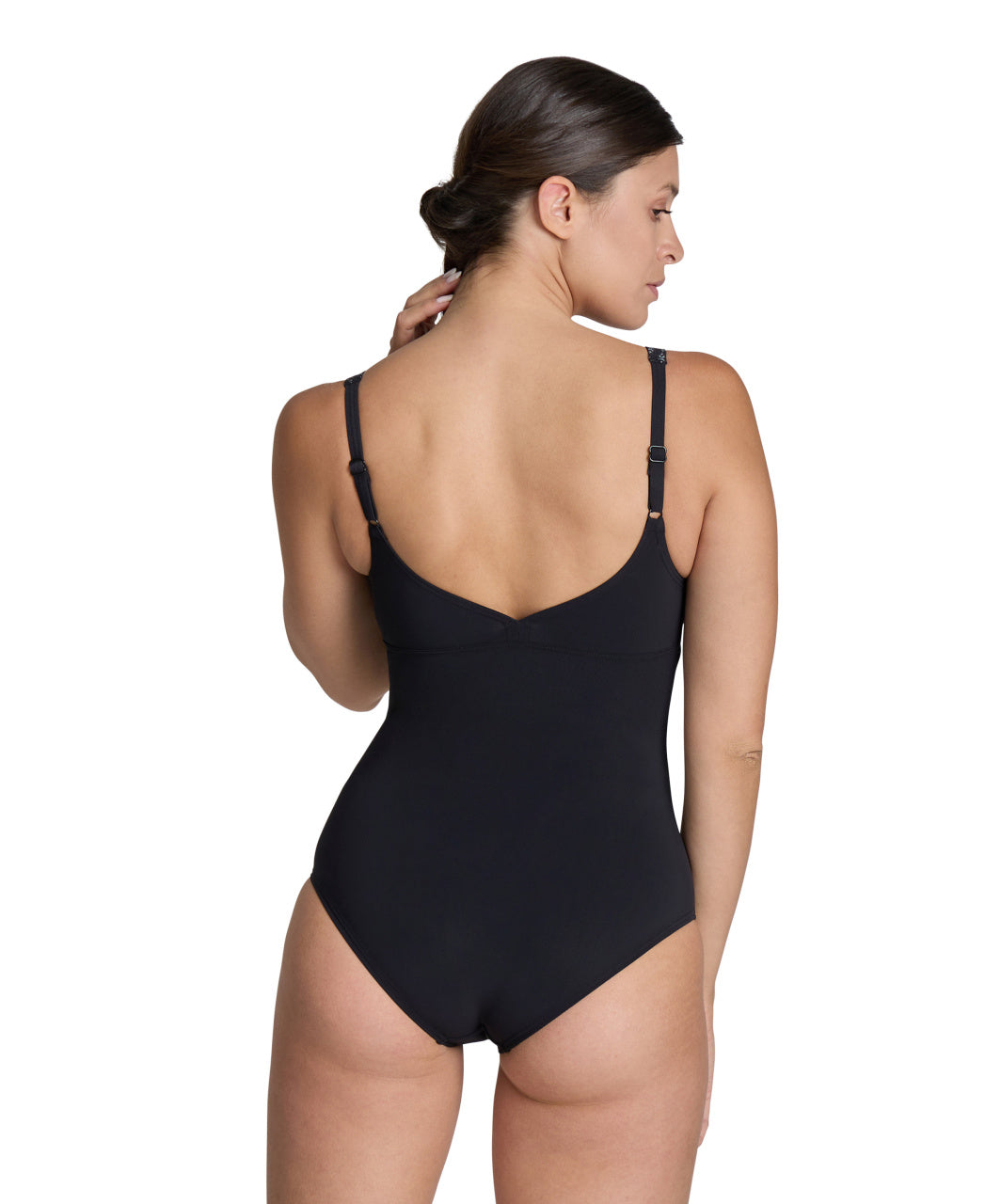 Arena Bodylift Women's Laura B-Cup Swimsuit - Black-Sliver