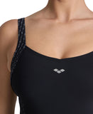 Arena Bodylift Women's Laura B-Cup Swimsuit - Black-Sliver