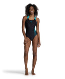 Arena Feel Women's Dreamy Swim Pro Back Swimsuit - Black/Turquoise
