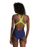 Arena Feel Women's Dreamy Swim Pro Back Swimsuit - Navy/Green