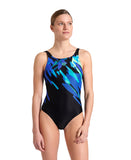 Arena Feel Women's Talea U Back Swimsuit - Black-Multi