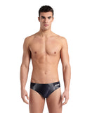 Arena Performance Men's Halftone Swim Briefs - Black