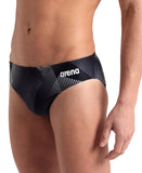 Arena Performance Men's Halftone Swim Briefs - Black