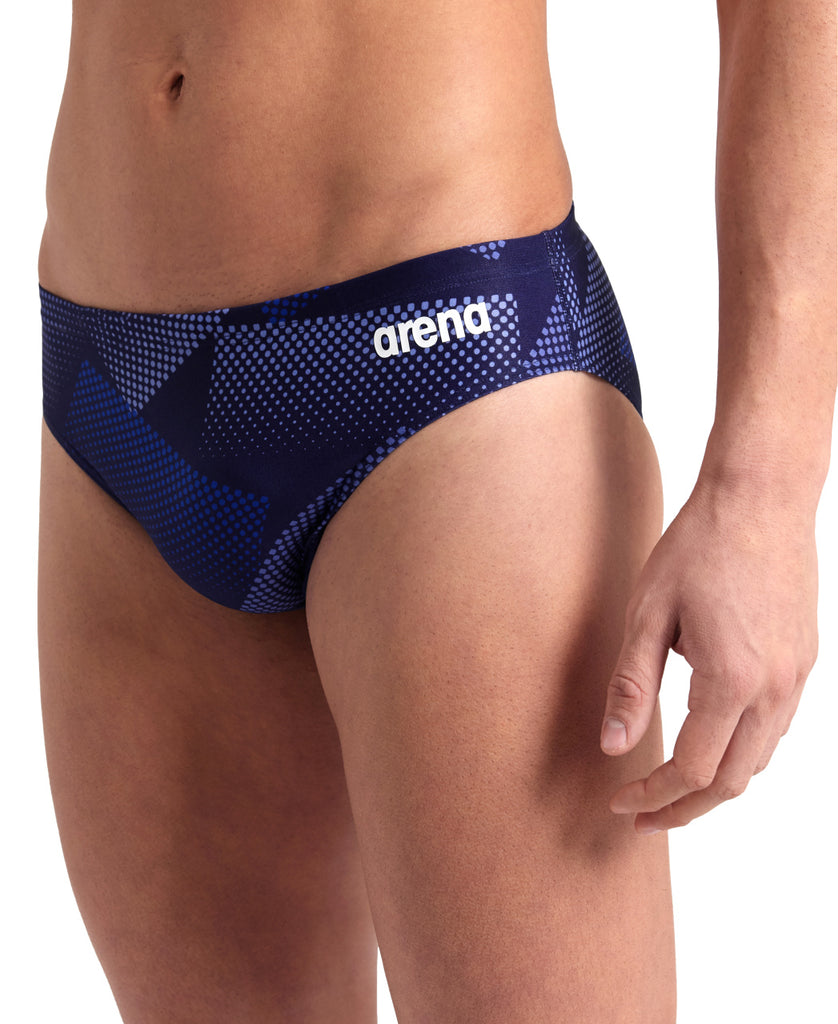 thumbnail image 2 of ARENA Italian Federation Graphic Brief – Men's Swim Costume, 7412 FIN, Made In Tunisia 2 of 5