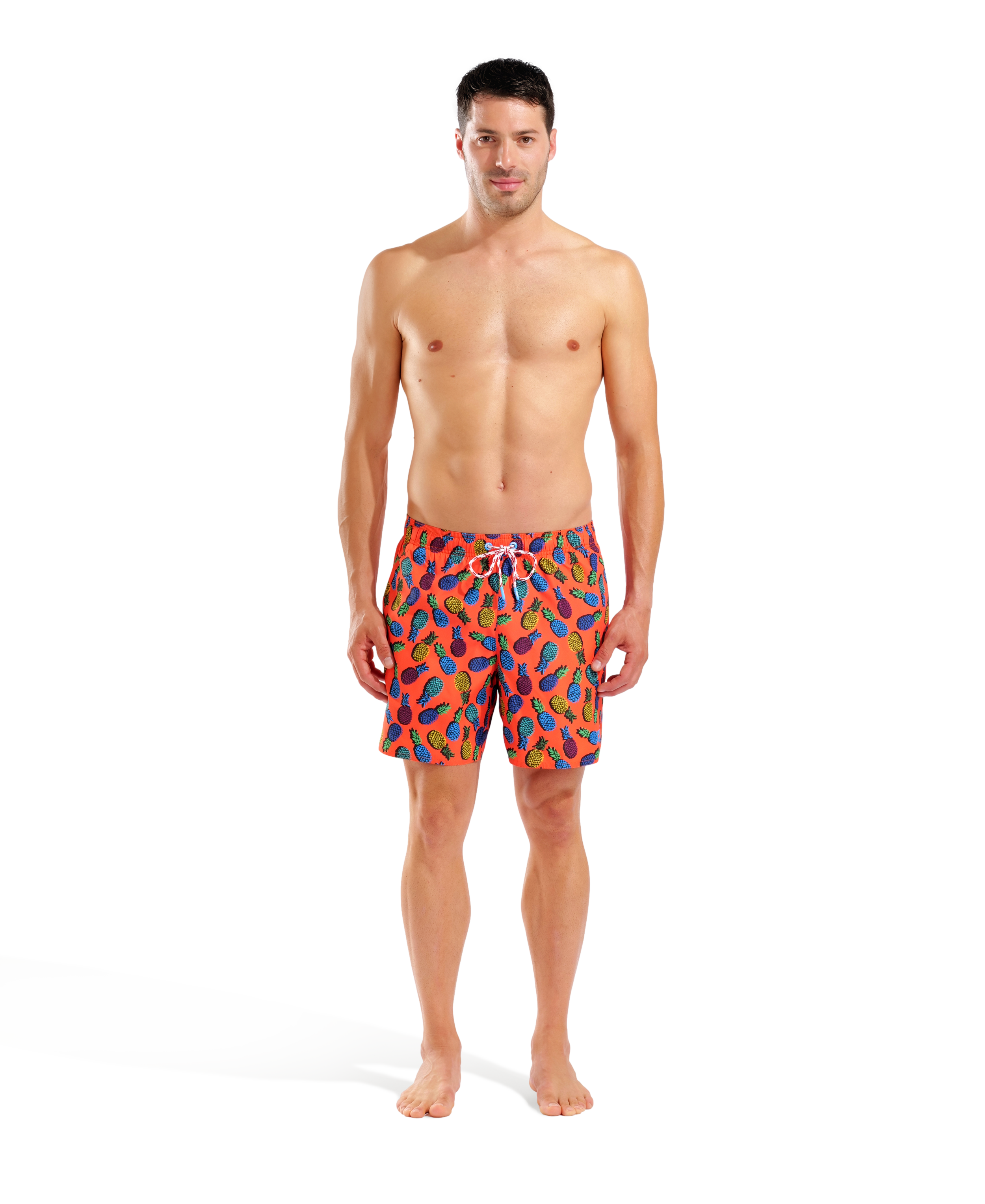 Arena Men's Water Prints Boxer Beach Shorts - Pinapples
