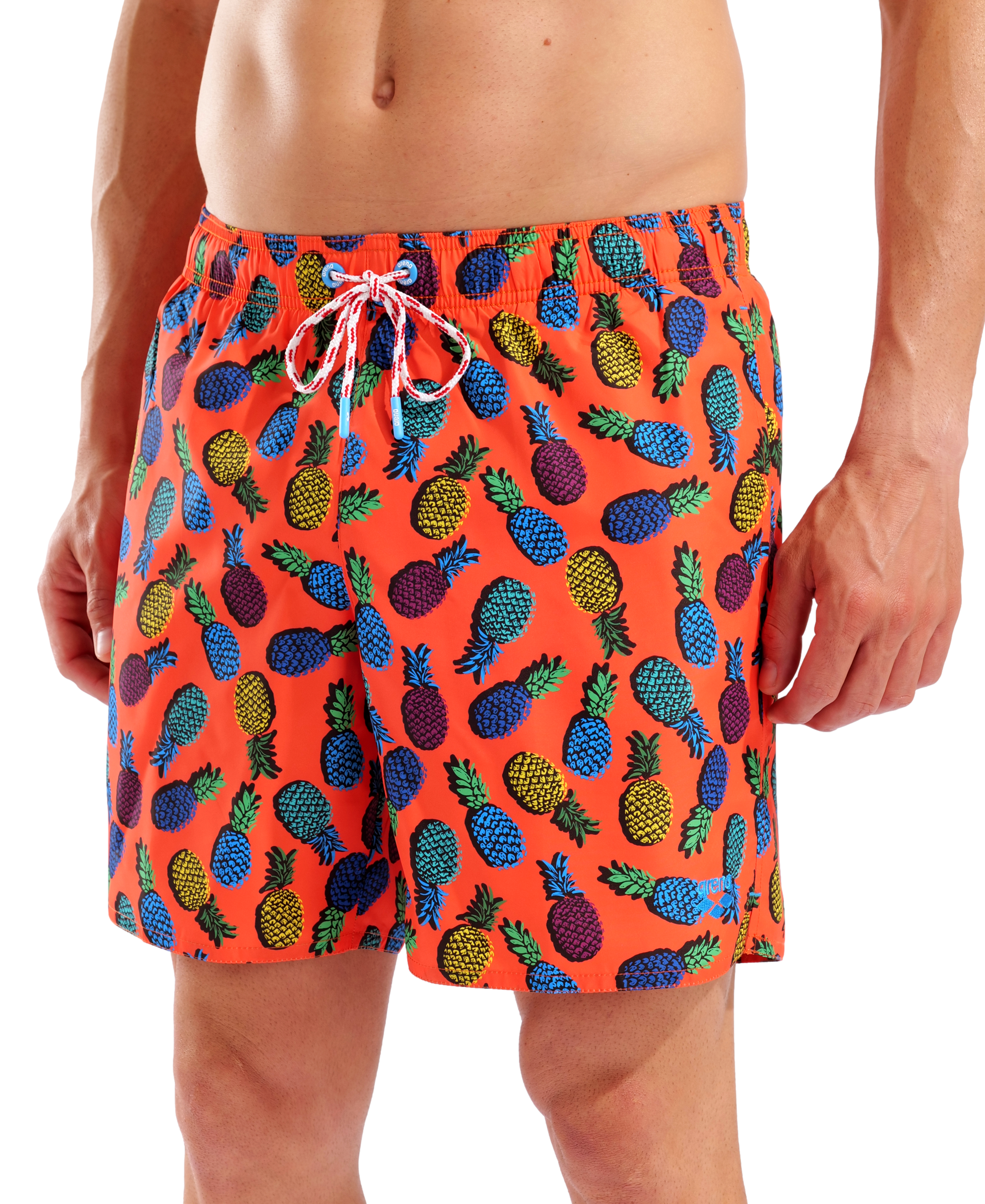 Arena Men's Water Prints Boxer Beach Shorts - Pinapples