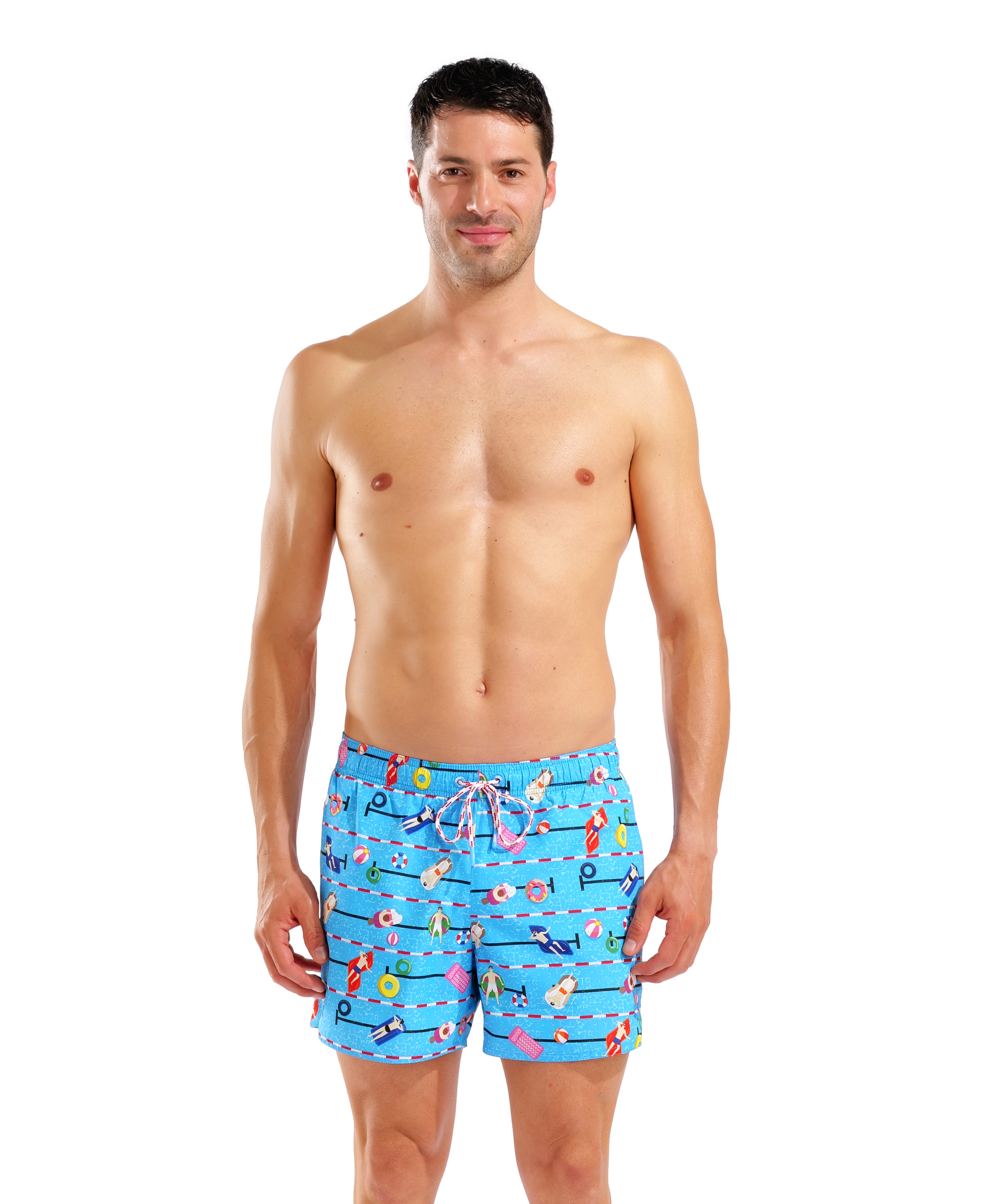 Arena Men's Water Prints Beach Shorts - AO Swimming Pool