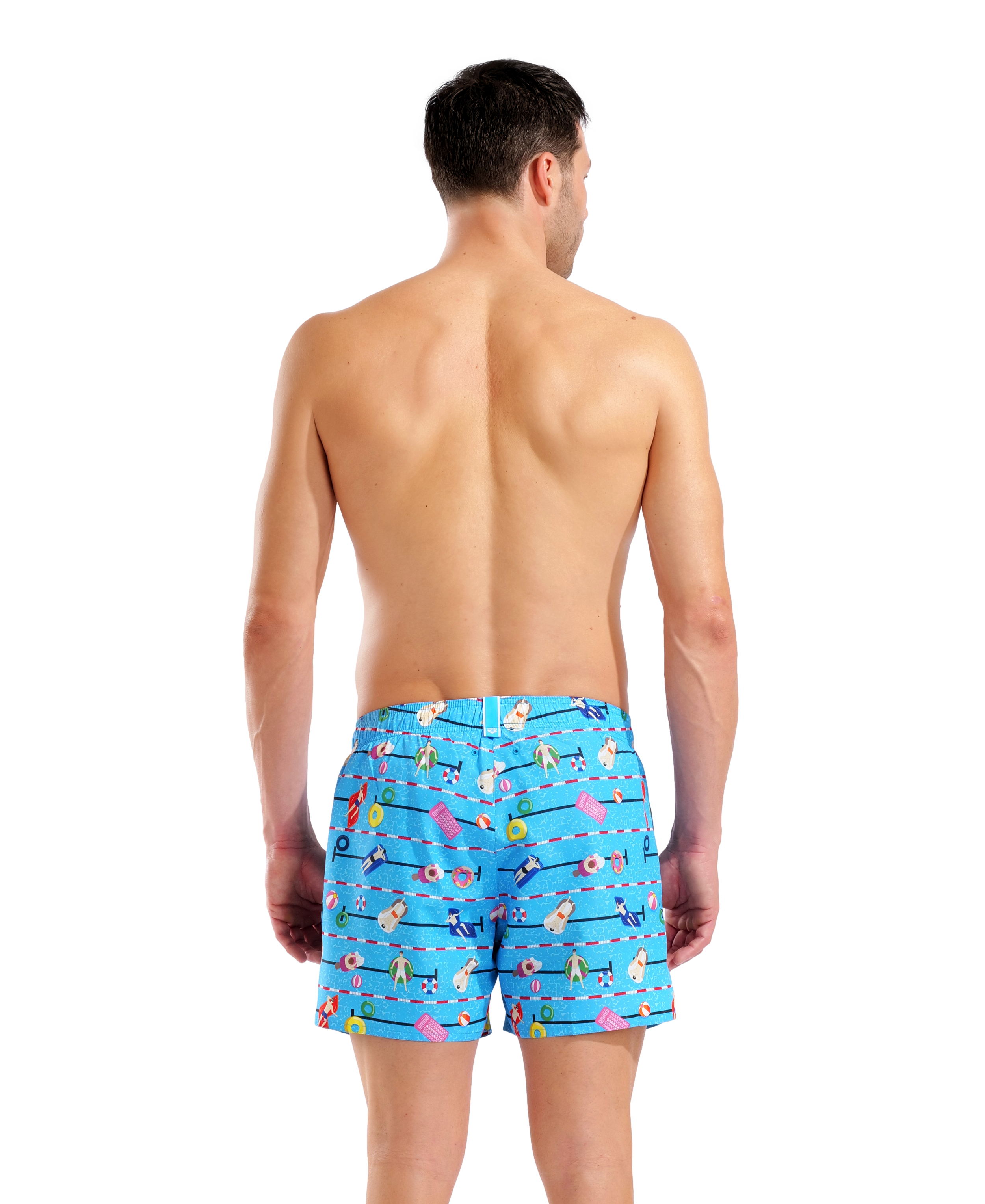 Arena Men's Water Prints Beach Shorts - AO Swimming Pool