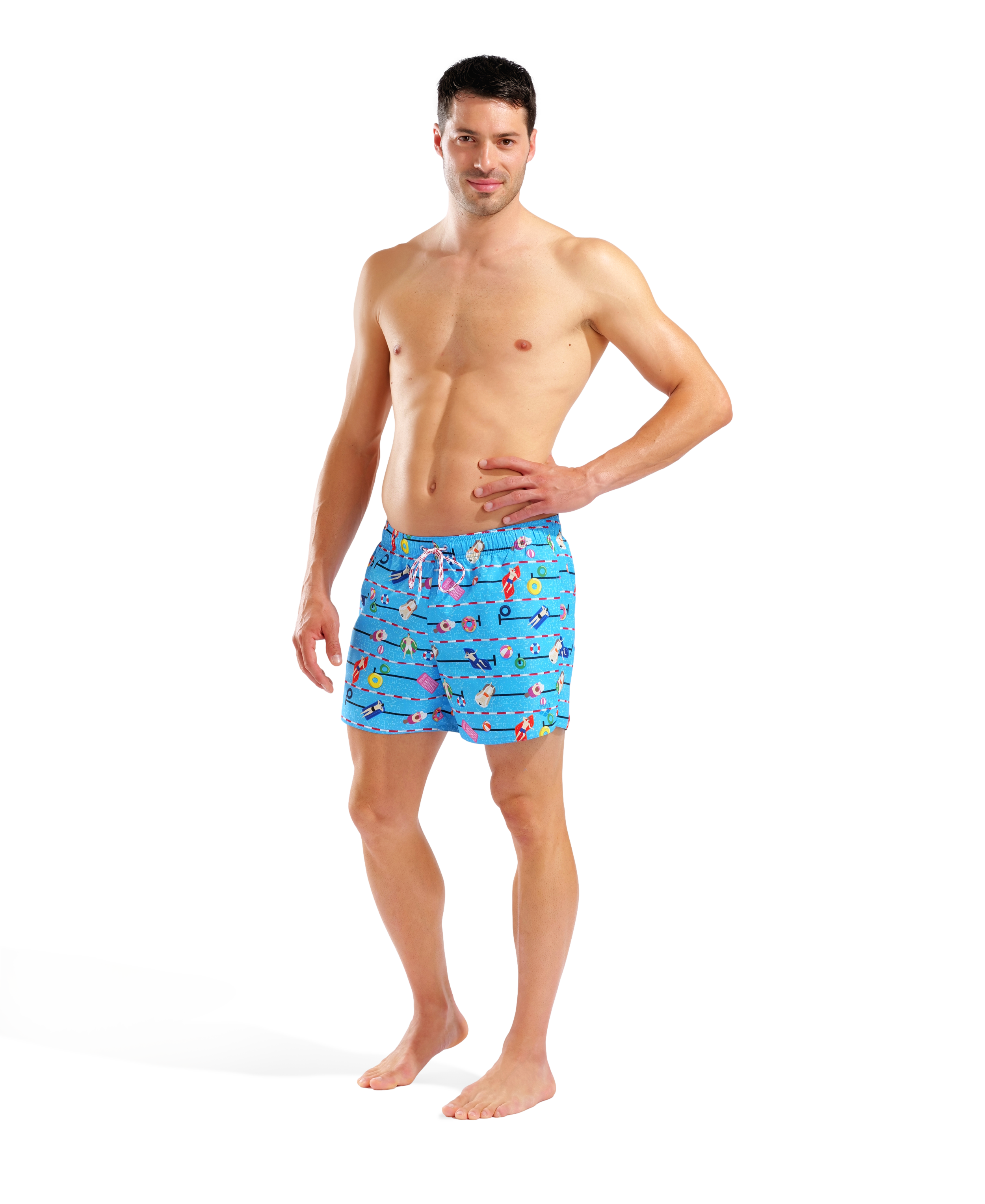 Arena Men's Water Prints Beach Shorts - AO Swimming Pool