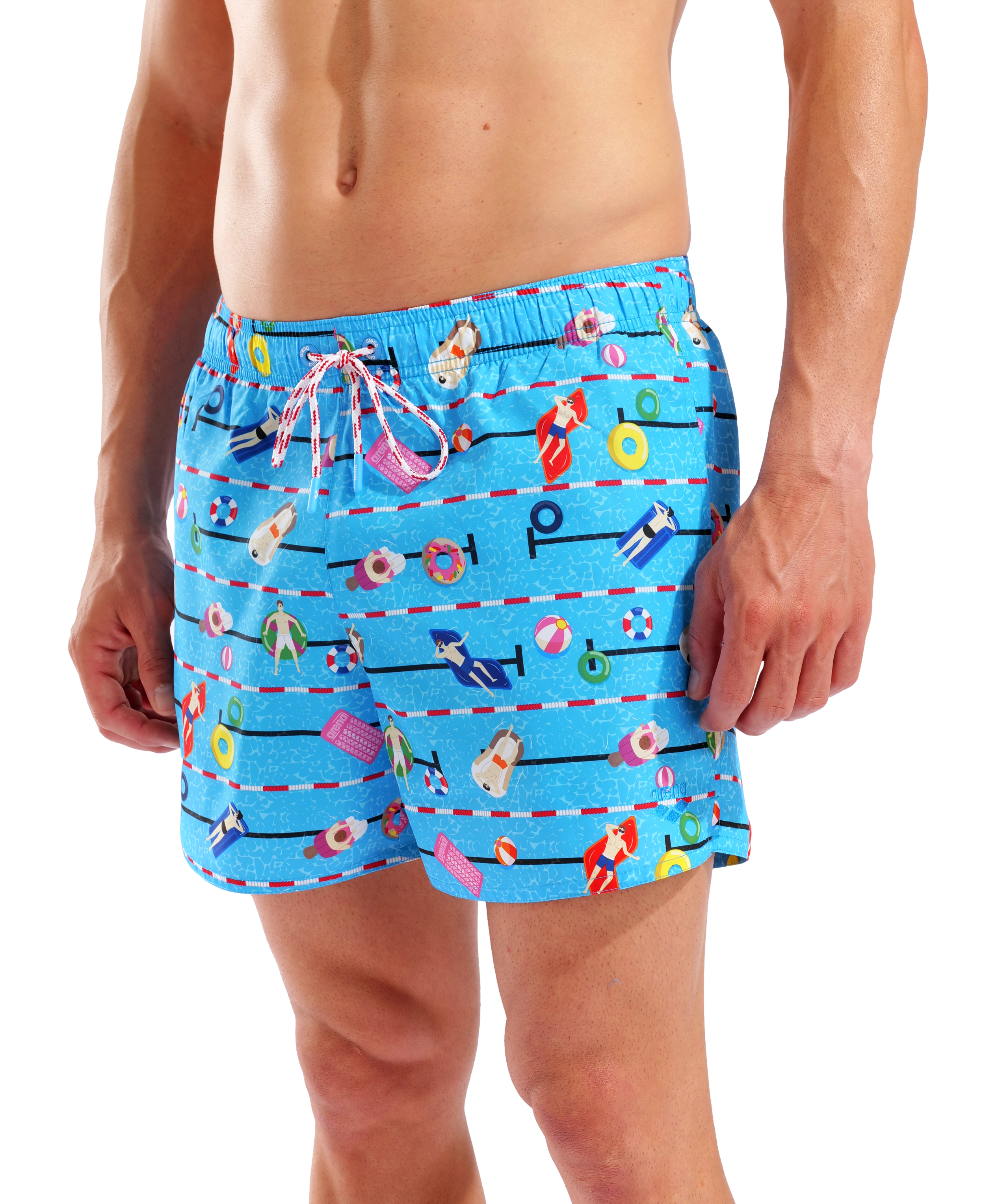 Arena Men's Water Prints Beach Shorts - AO Swimming Pool