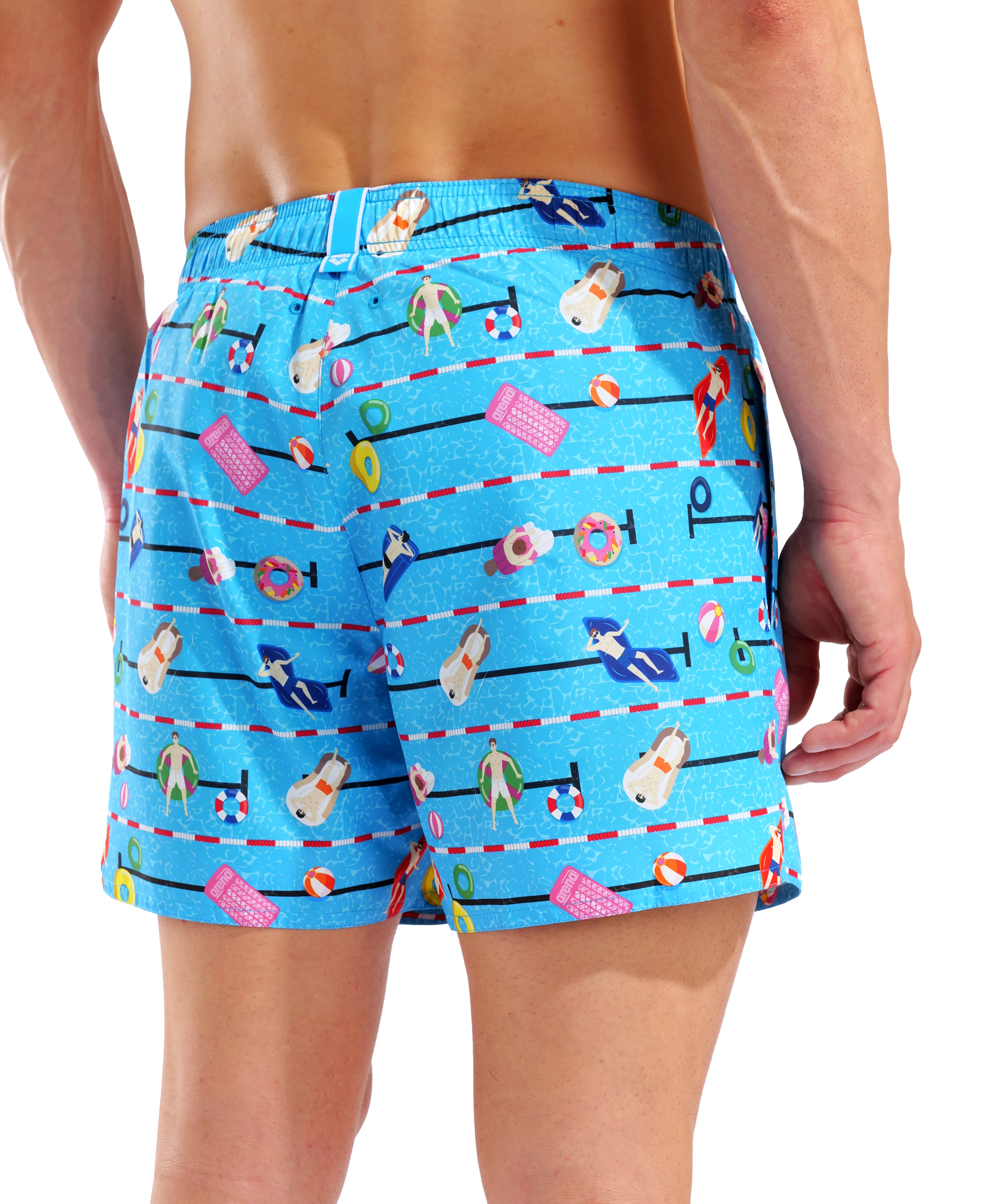 Arena Men's Water Prints Beach Shorts - AO Swimming Pool
