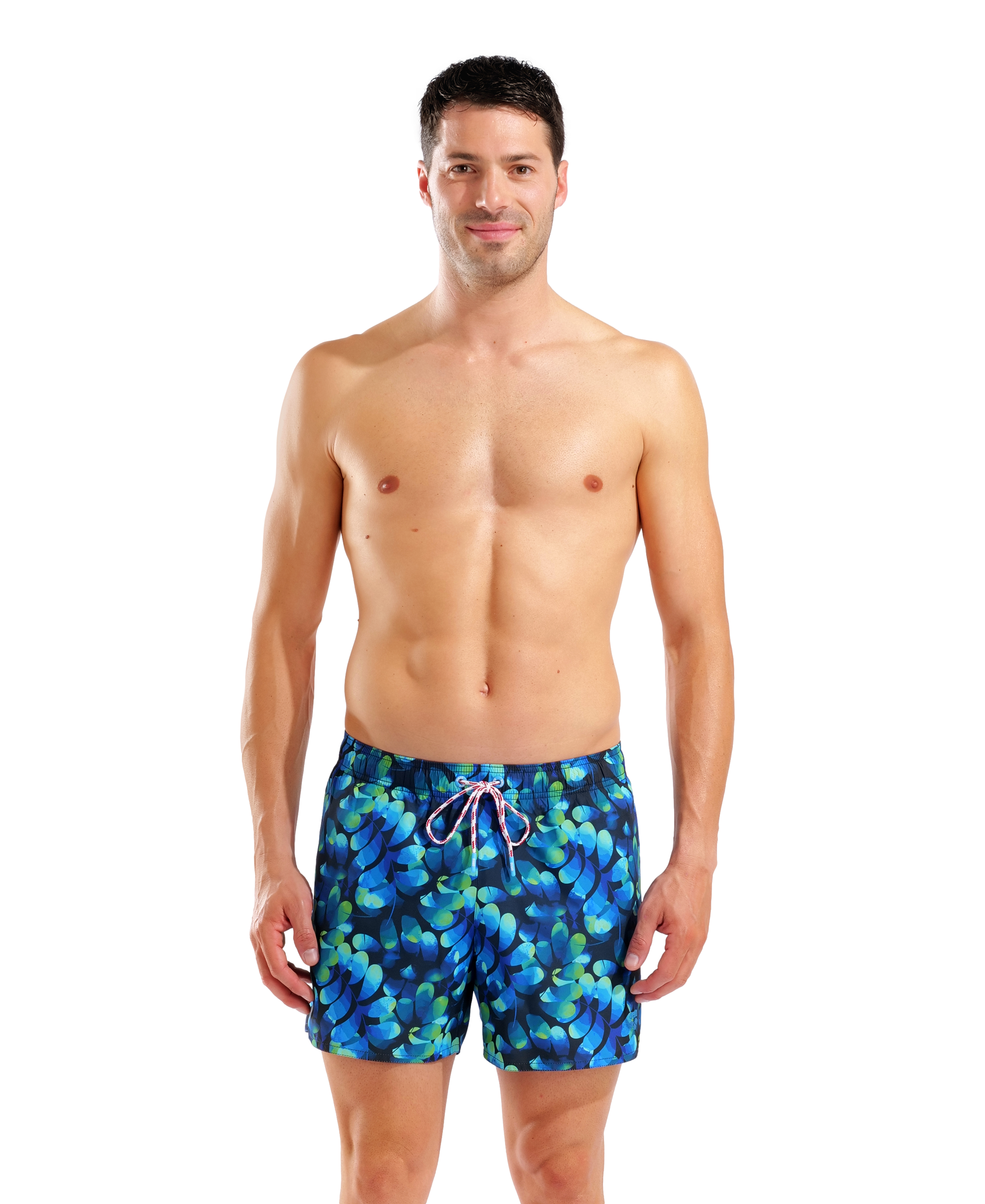 Arena Men's Water Prints Beach Shorts - Leaf