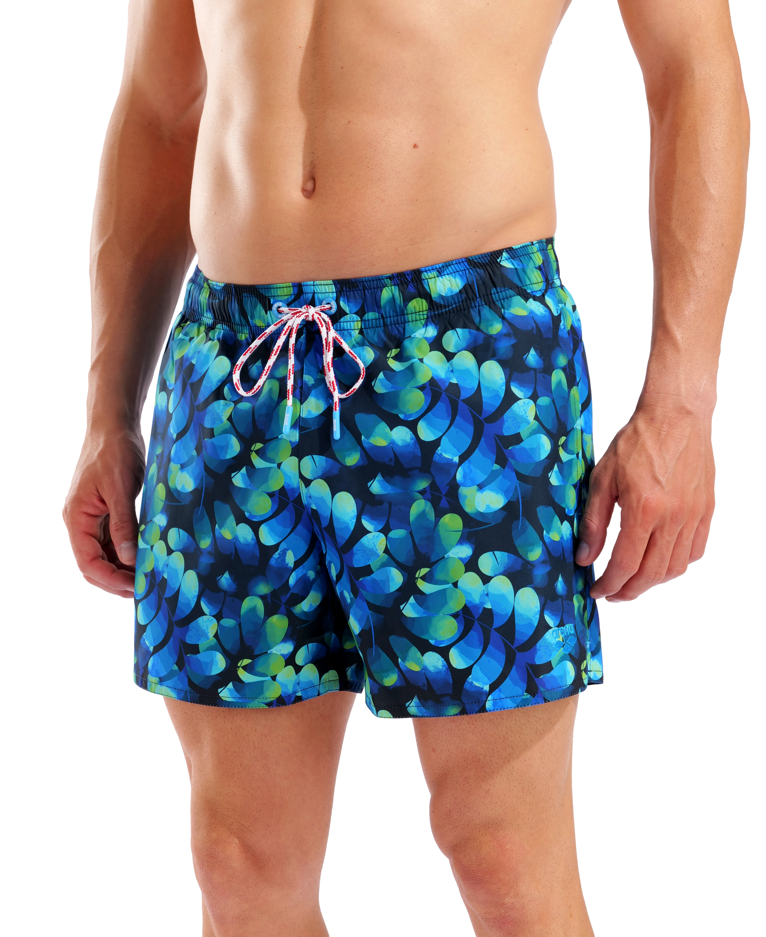 Arena Men's Water Prints Beach Shorts - Leaf