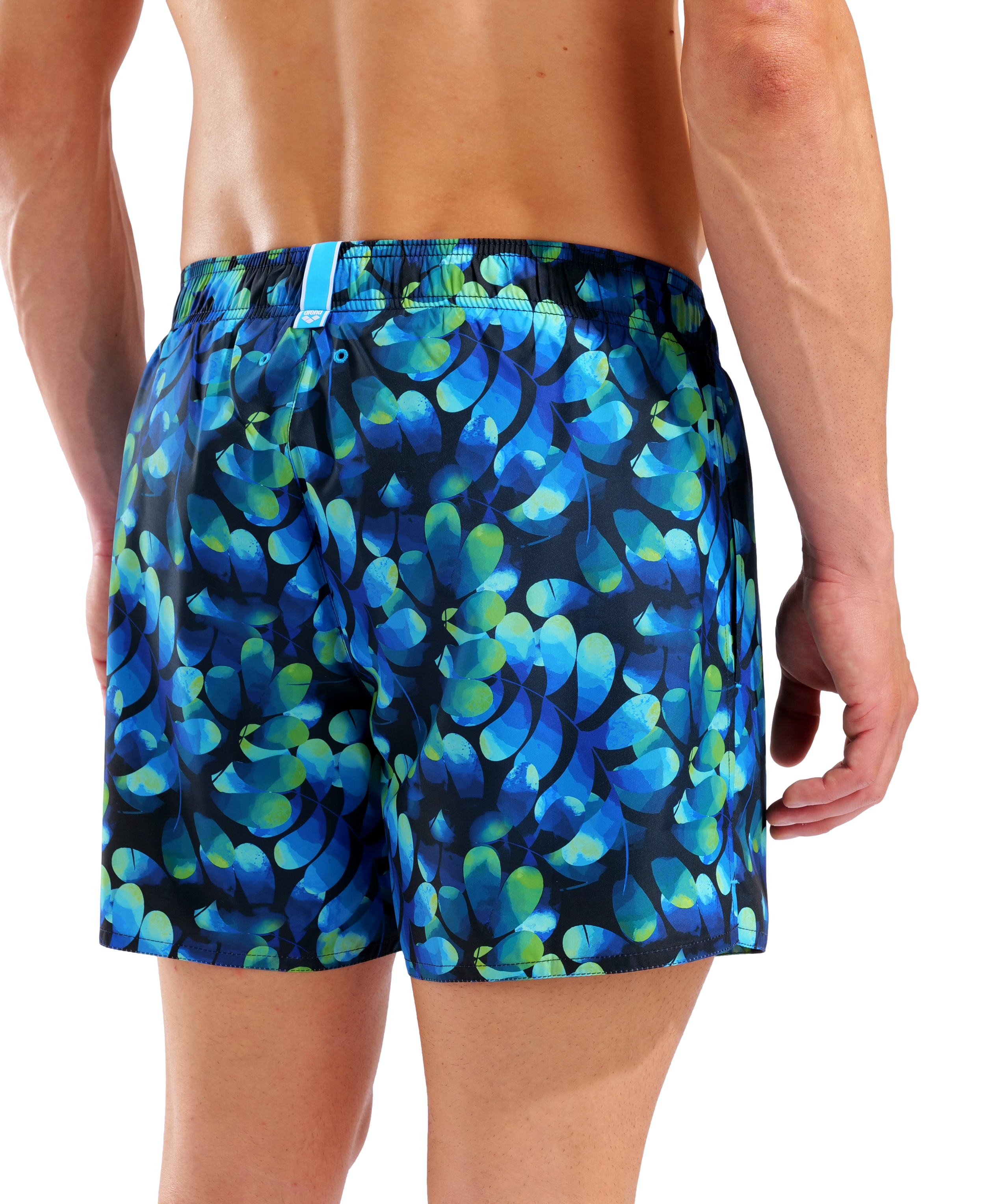 Arena Men's Water Prints Beach Shorts - Leaf
