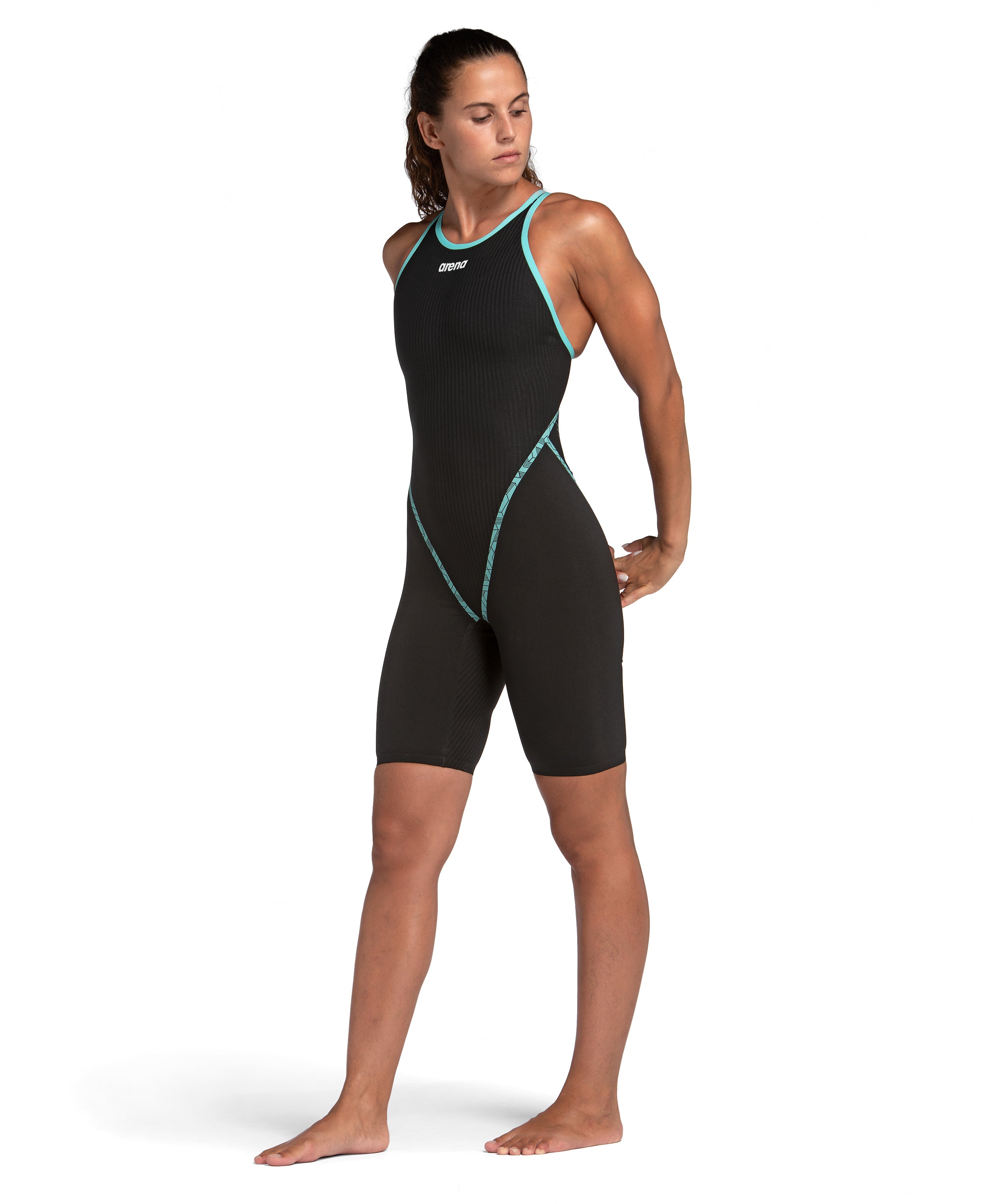 Women's Powerskin Primo Closed Back Black-Teal