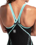 Women's Powerskin Primo Closed Back Black-Teal
