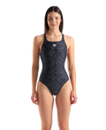 Arena Performance Women's Ribbed Swim Pro Back Swimsuit - Black