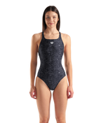 Arena Performance Women's Ribbed Swim Pro Back Swimsuit - Black