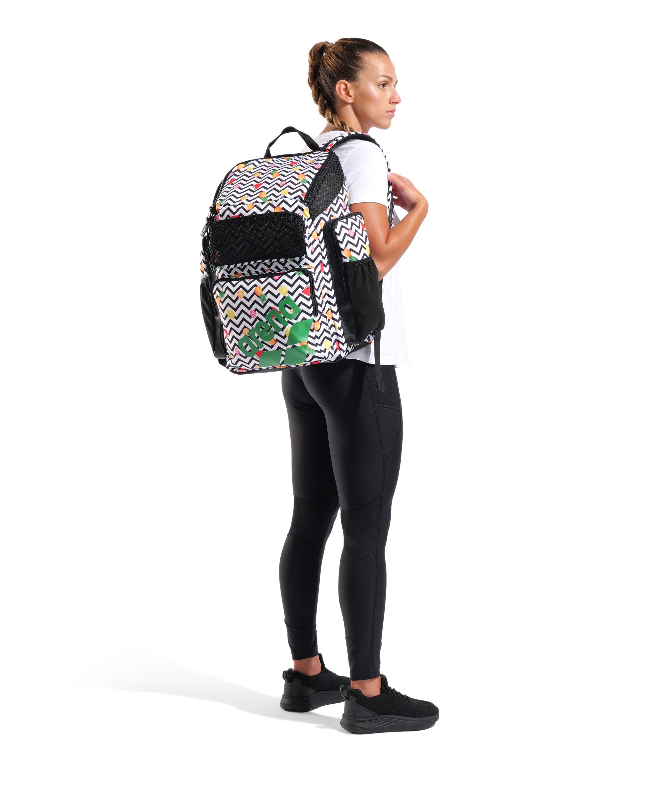 arena Juicy Fruits Collection One Go Allover Swim Sports Travel Backpack 45L - Fruits